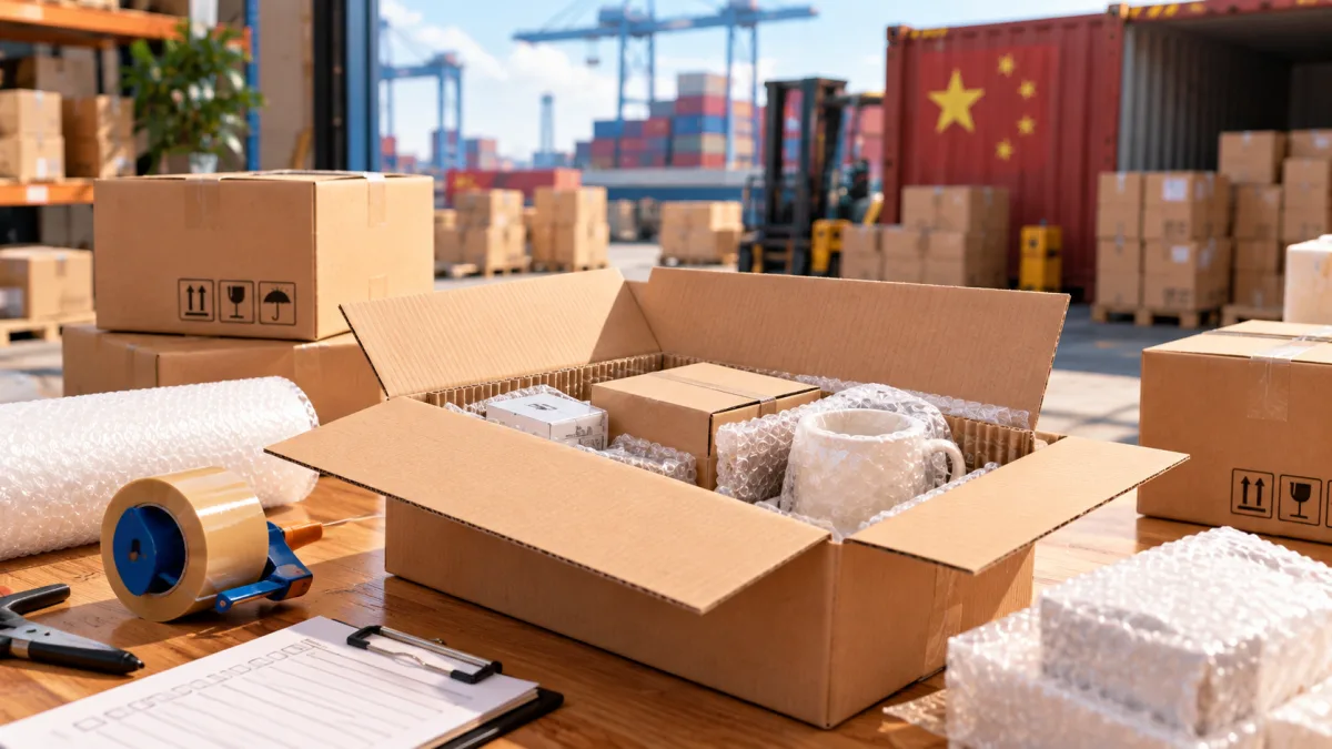 Ilustrasi Tips Packing Barang dari China agar Aman Selama Pengiriman