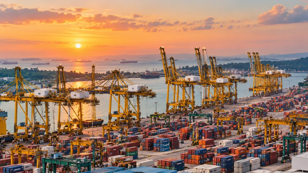 Ilustrasi Forwarder Impor Singapore Indonesia