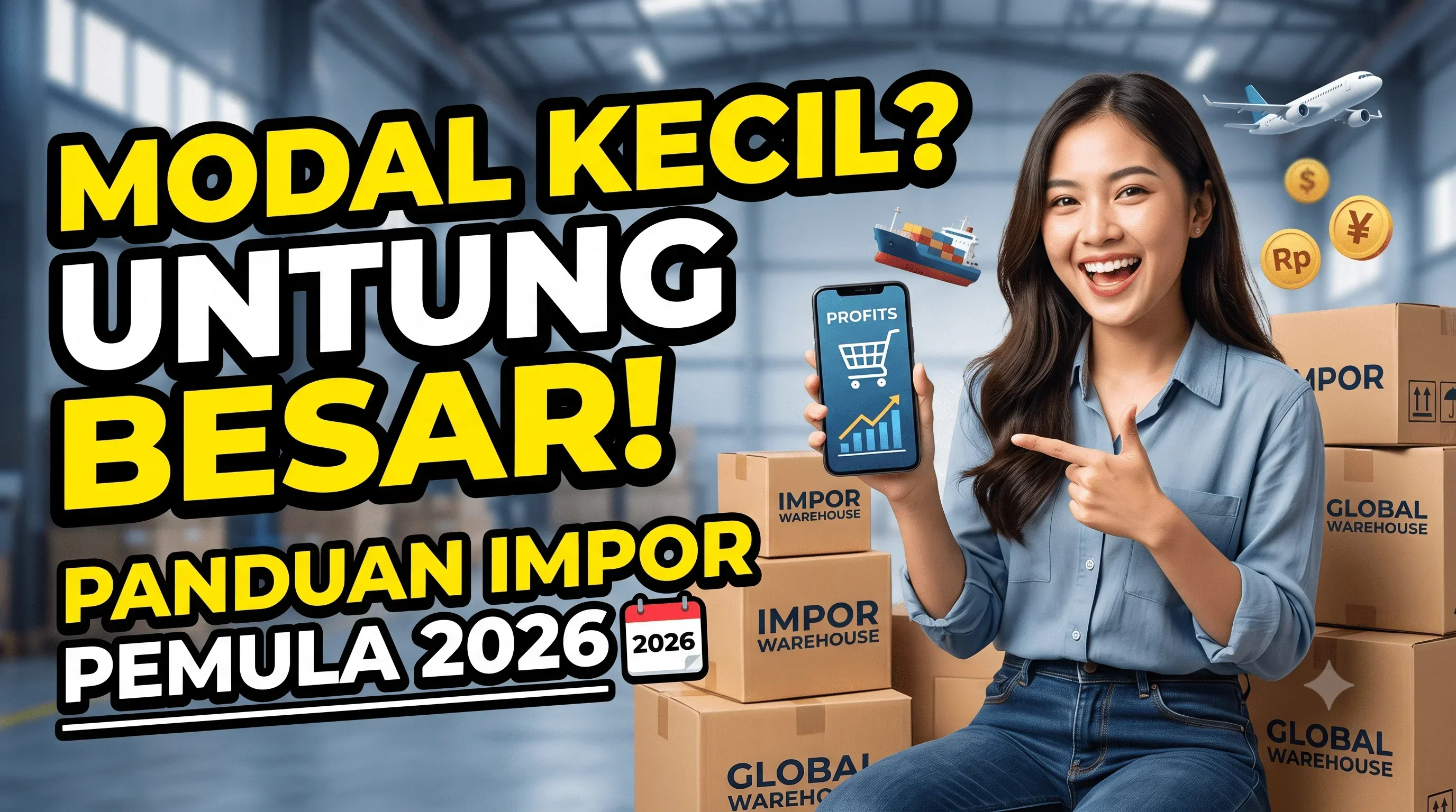 Bisnis Impor Modal Kecil yang Untungnya Besar – Panduan Impor Pemula 2026