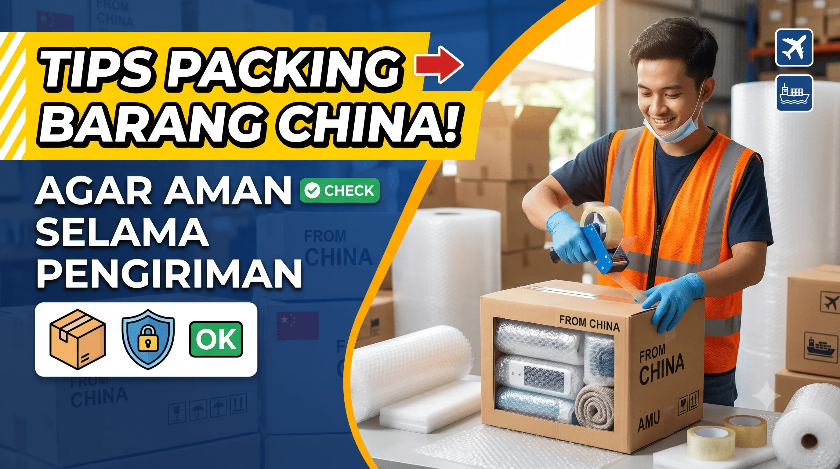 Tips Packing Barang dari China agar Aman Selama Pengiriman